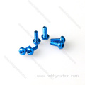 M4 aluminum 7075 button head hex socket screw